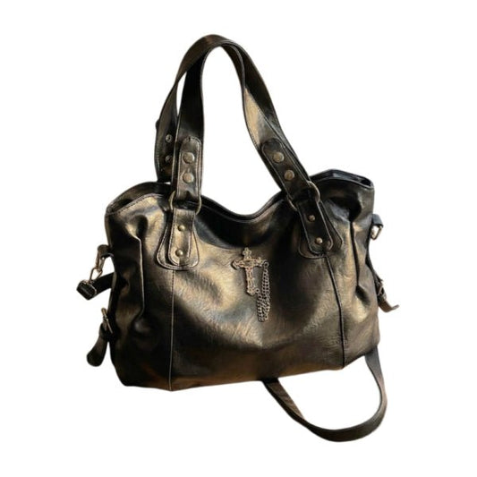 Fashion Gothic - style large capacity tote bag - zoraflux