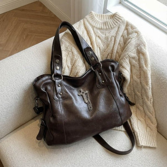 Fashion Gothic - style large capacity tote bag - zoraflux