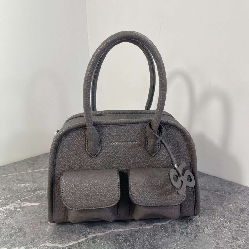 Fashionable and versatile lychee patterned crossbody bag - zoraflux