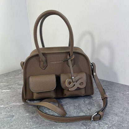 Fashionable and versatile lychee patterned crossbody bag - zoraflux