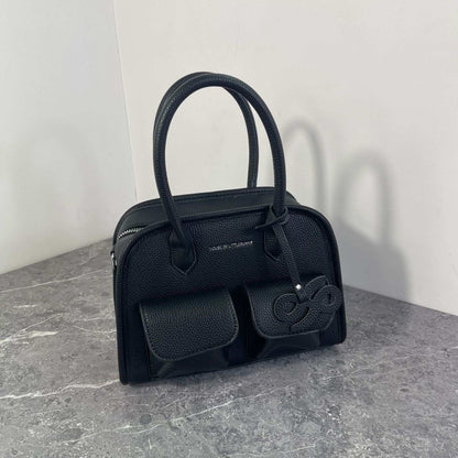 Fashionable and versatile lychee patterned crossbody bag - zoraflux