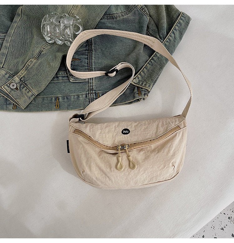 Fashionable nylon dumpling bag women's crossbody shoulder bag - zoraflux