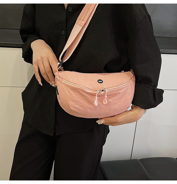 Fashionable nylon dumpling bag women's crossbody shoulder bag - zoraflux