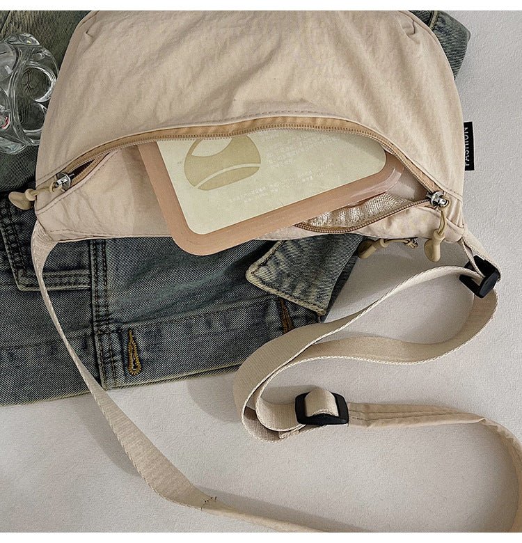 Fashionable nylon dumpling bag women's crossbody shoulder bag - zoraflux