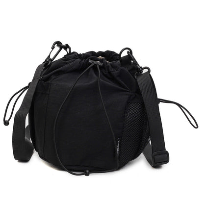 Lightweight and casual crossbody bag drawstring opening