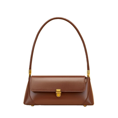 French - style minimalist round shoulder bag for women - zoraflux