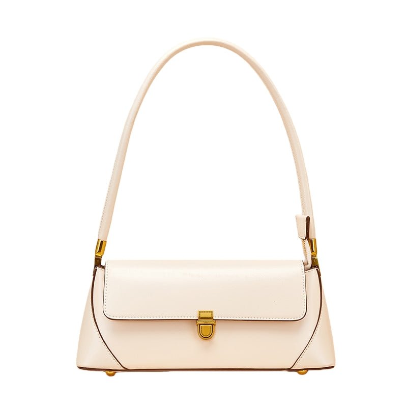 French - style minimalist round shoulder bag for women - zoraflux