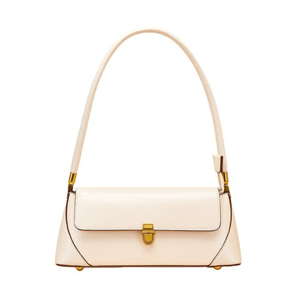 French - style minimalist round shoulder bag for women - zoraflux