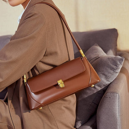 French - style minimalist round shoulder bag for women - zoraflux