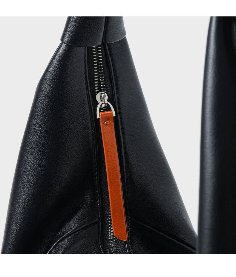 Genuine leather commuter lazy style niche women's bag - zoraflux