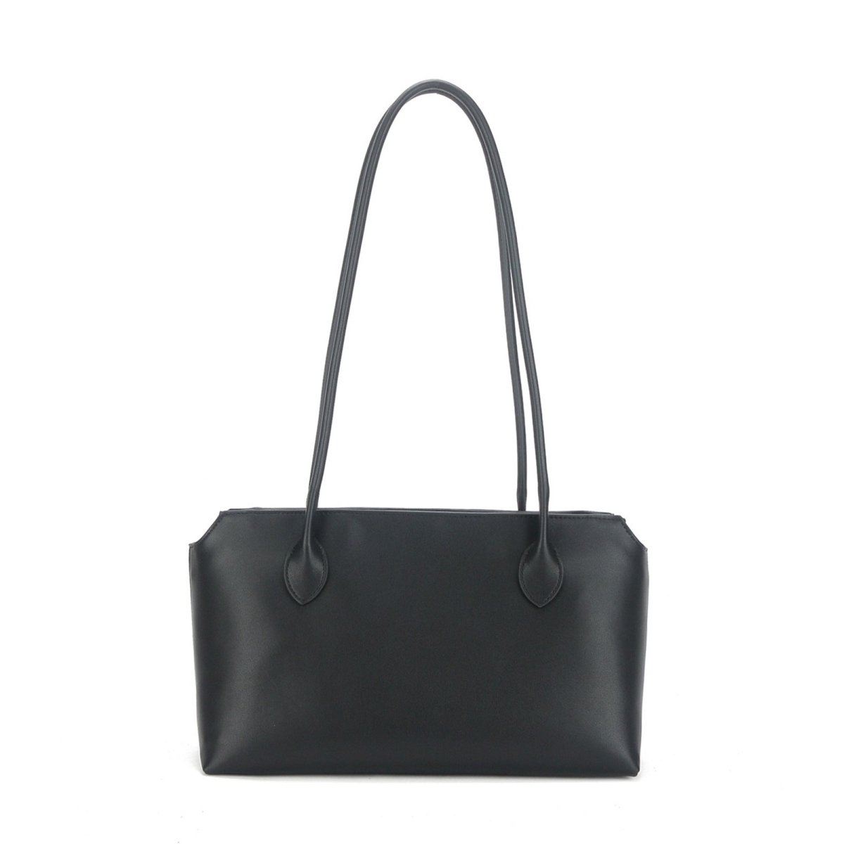 Genuine leather minimalist style tote bag - zoraflux