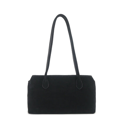 Genuine leather minimalist style tote bag - zoraflux