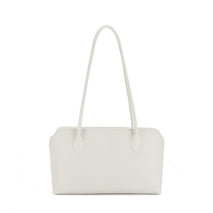 Genuine leather minimalist style tote bag - zoraflux