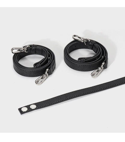 Genuine leather school - style backpack - zoraflux