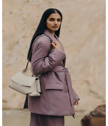 Genuine leather women's handbag - zoraflux