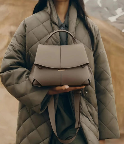 Genuine leather women's handbag - zoraflux