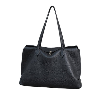 Genuine Top‑Grain Cowhide Tote Bag, Large Capacity Women Shoulder Handbag for Work Commute - zoraflux