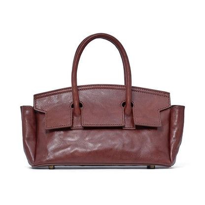 Handmade vegetable - tanned cowhide crossbody bag - zoraflux