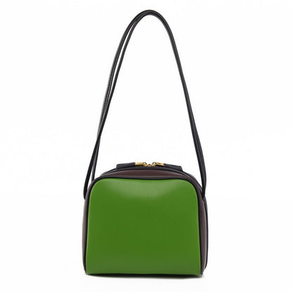 High - end color - blocking baguette bag - zoraflux