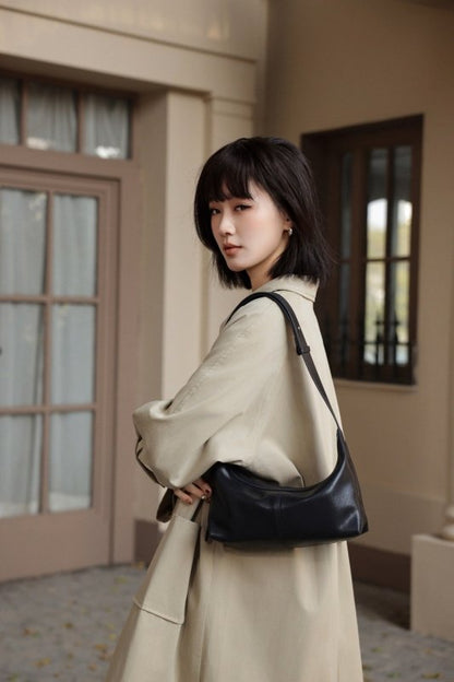 Inspired Genuine Leather Crossbody Shoulder Bag for Women - zoraflux