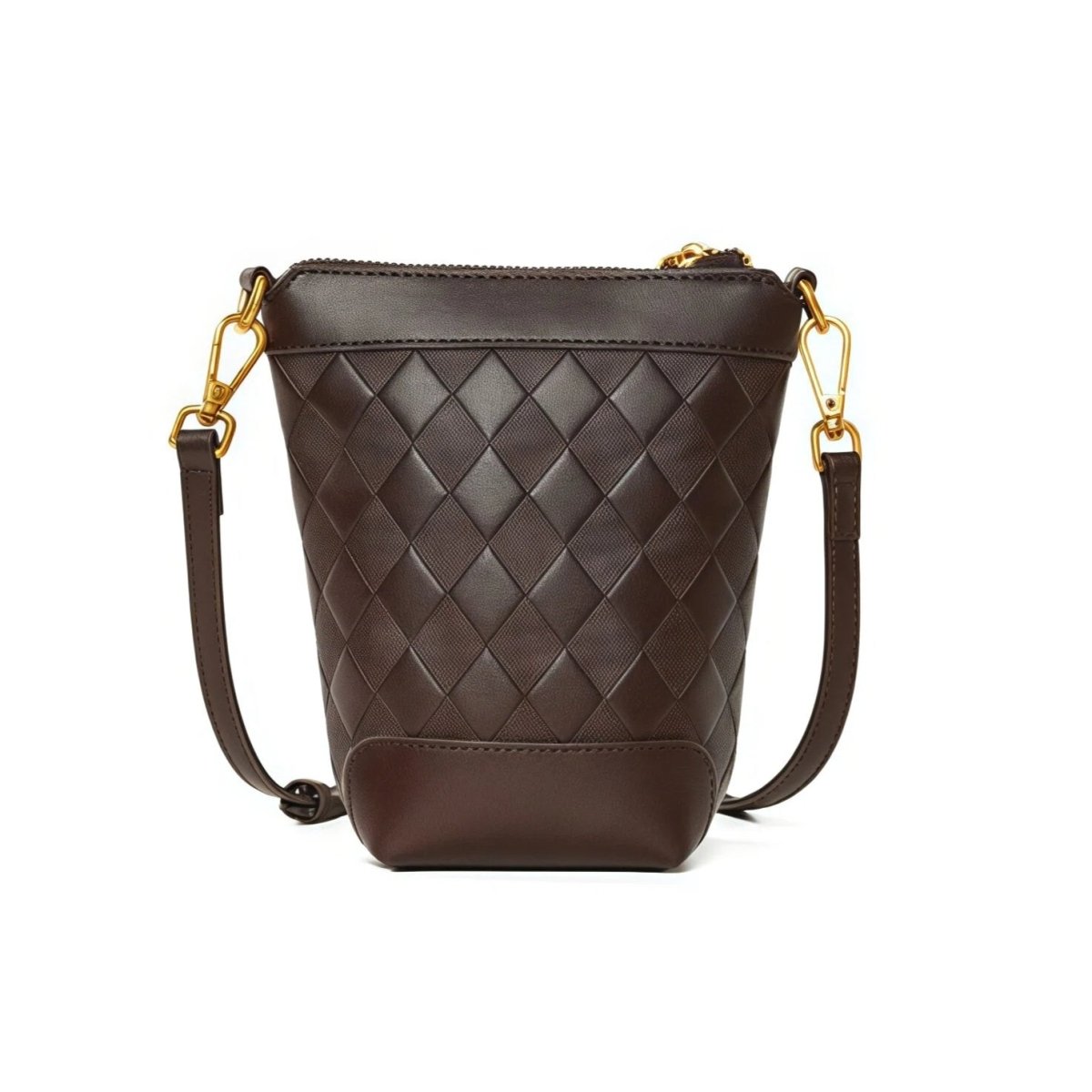 Japanese - style genuine leather crossbody mini mobile phone case - zoraflux