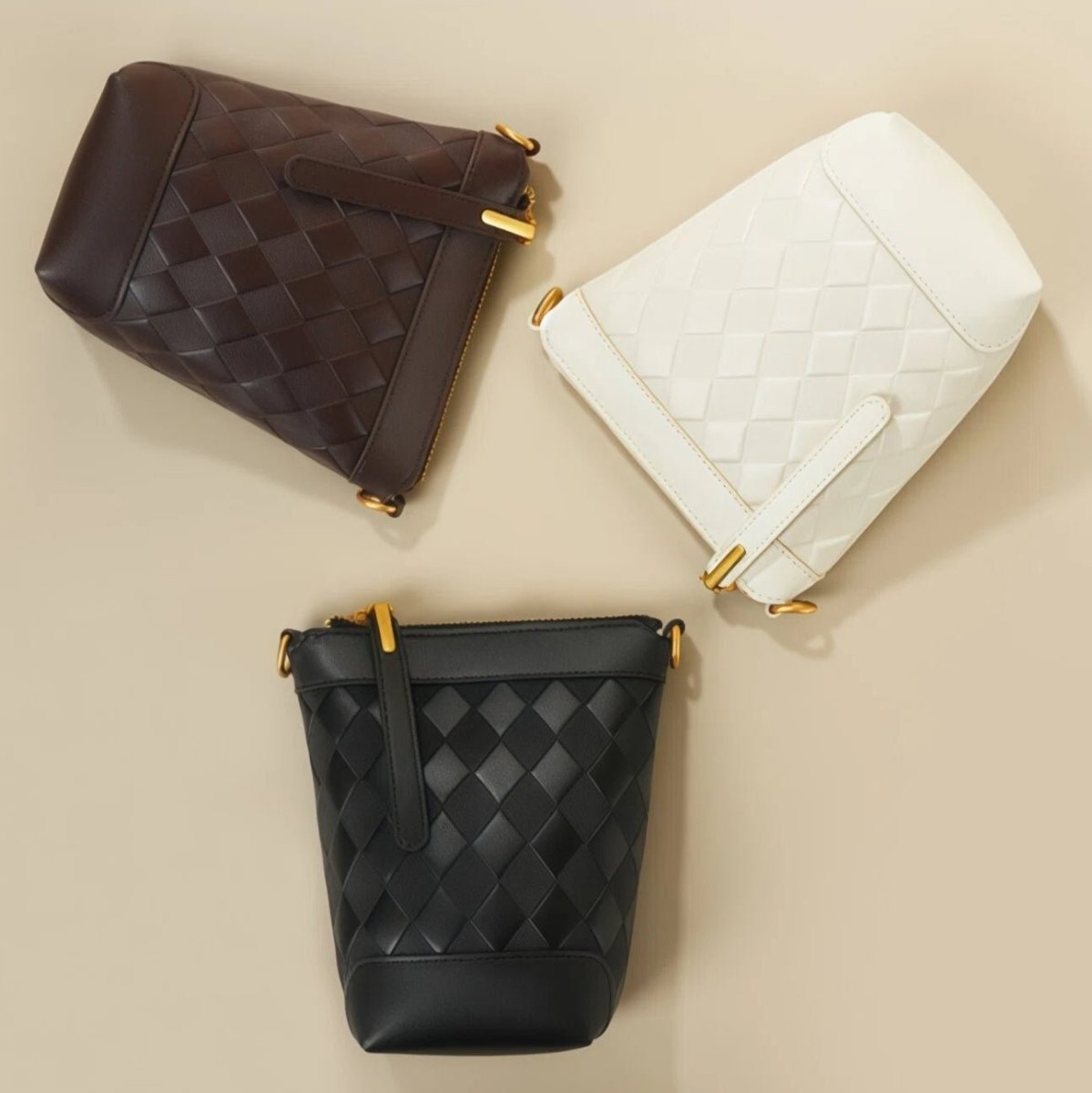 Japanese - style genuine leather crossbody mini mobile phone case - zoraflux