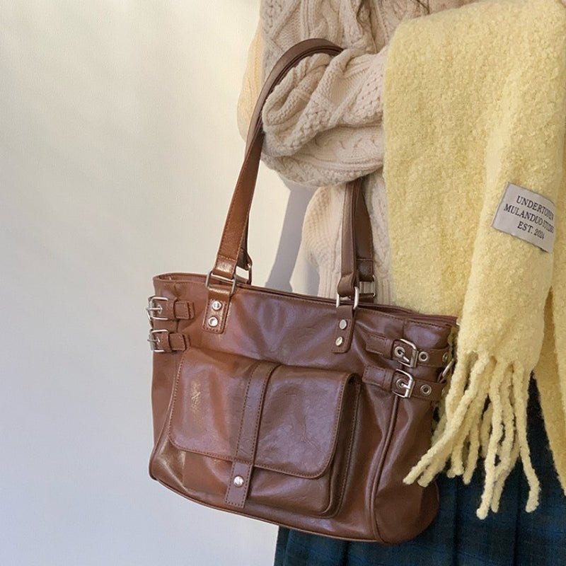 Large - capacity commuter travel tote bag - zoraflux