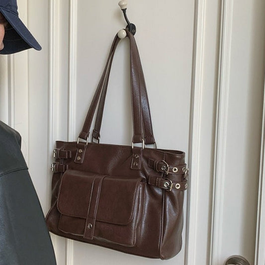 Large - capacity commuter travel tote bag - zoraflux