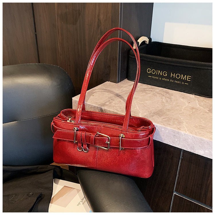 Large - capacity commuter trendy handbag - zoraflux