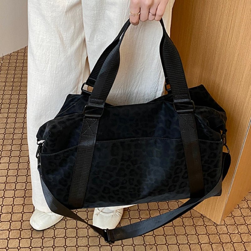 Large-capacity Leopard-print Lightweight Fitness Bag - zoraflux