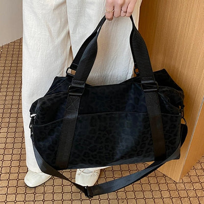 Large-capacity Leopard-print Lightweight Fitness Bag - zoraflux