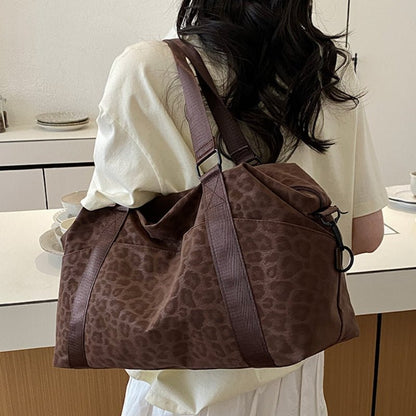 Large-capacity Leopard-print Lightweight Fitness Bag - zoraflux