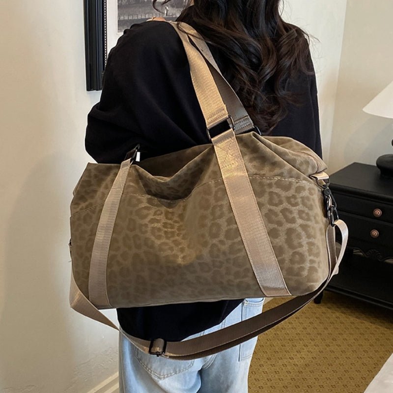 Large-capacity Leopard-print Lightweight Fitness Bag - zoraflux