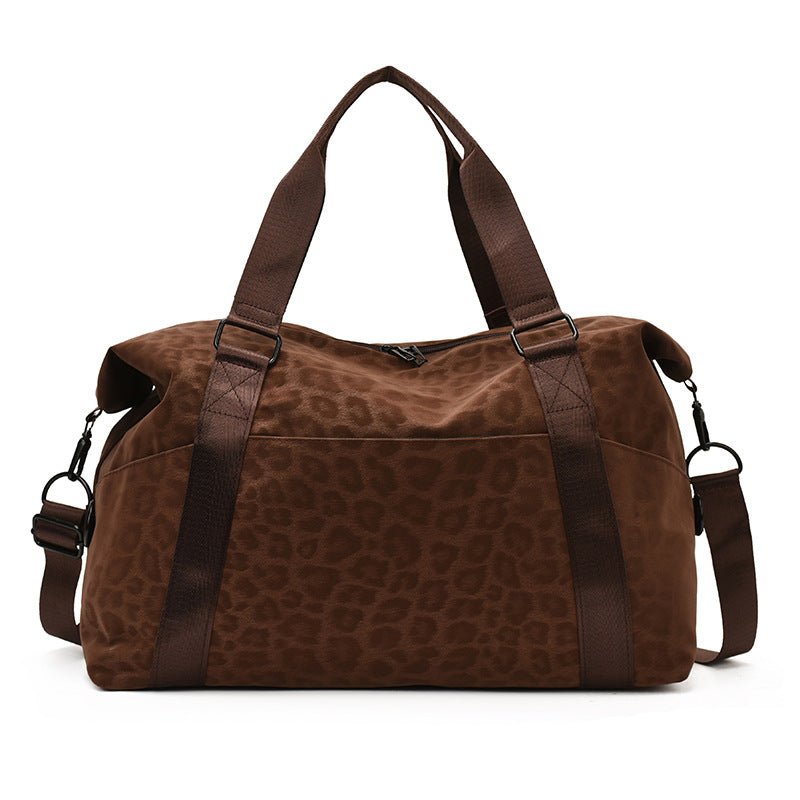 Large-capacity Leopard-print Lightweight Fitness Bag - zoraflux