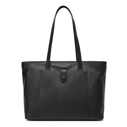 Large - capacity simple tote bag for women's commuting - zoraflux