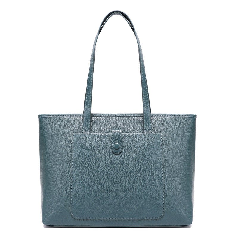 Large - capacity simple tote bag for women's commuting - zoraflux