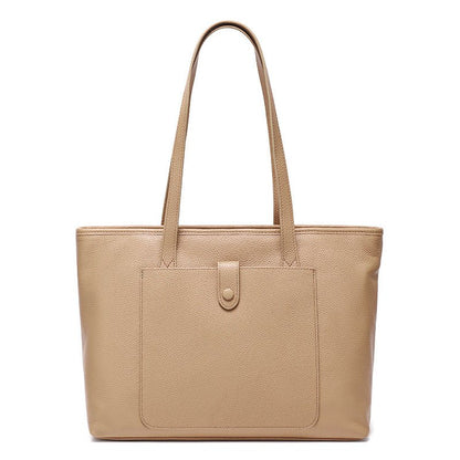 Large - capacity simple tote bag for women's commuting - zoraflux