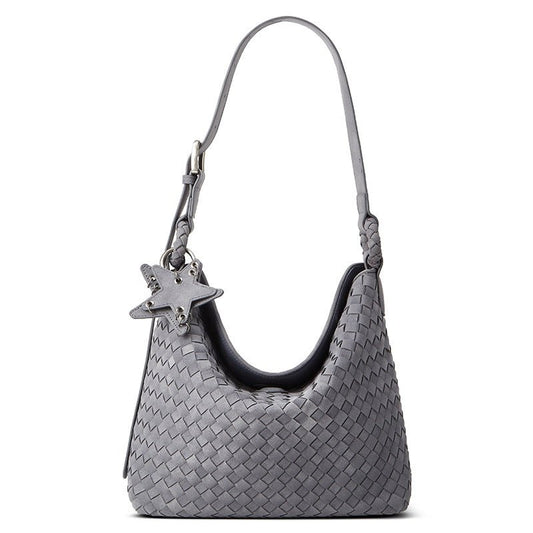 Large Capacity Woven Suede Matte Velvet Bucket Bag: High - End Versatile Shoulder Crossbody Tote - zoraflux