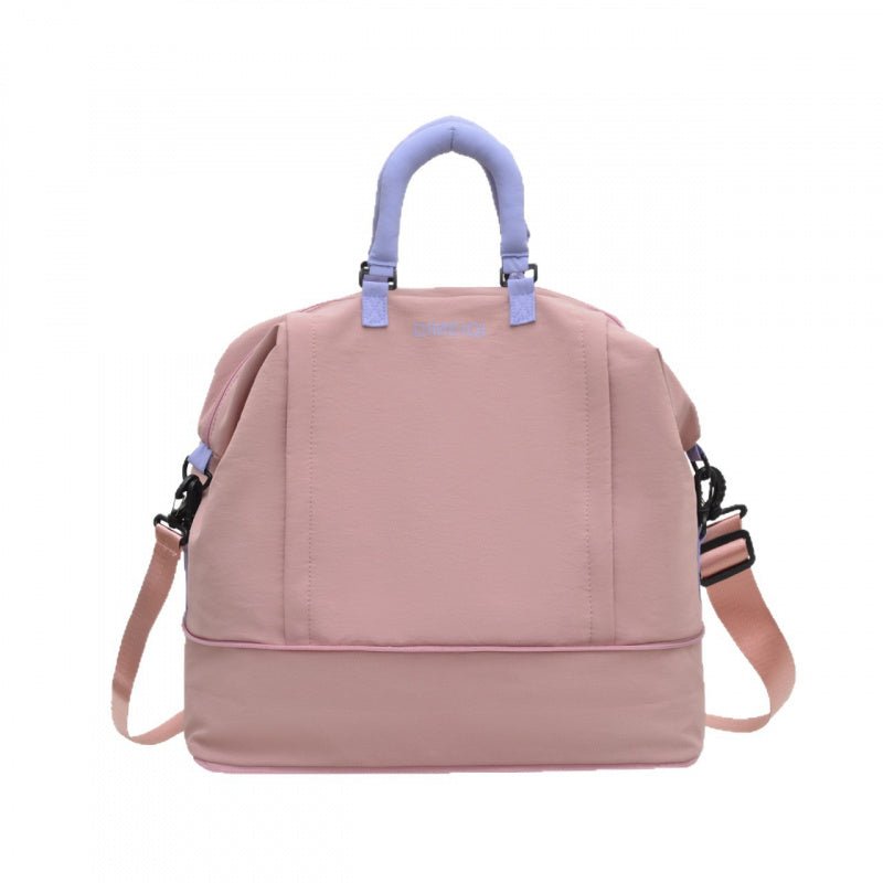 Large Expandable Nylon Weekender Duffle Bag Multi‑Way Carry Travel Gym Overnight Bag - zoraflux