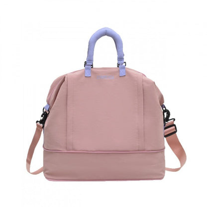 Large Expandable Nylon Weekender Duffle Bag Multi‑Way Carry Travel Gym Overnight Bag - zoraflux