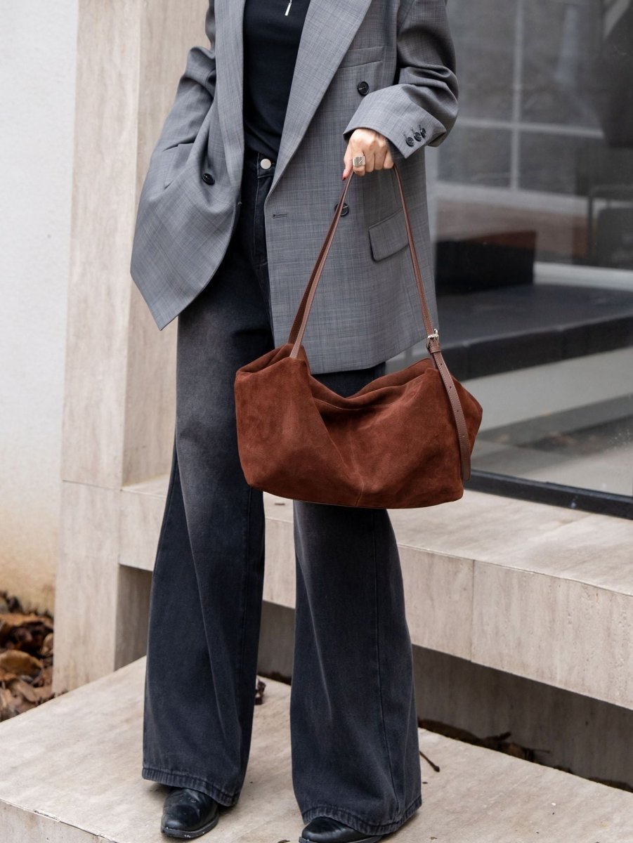 Large shoulder bag for commuting to work - zoraflux