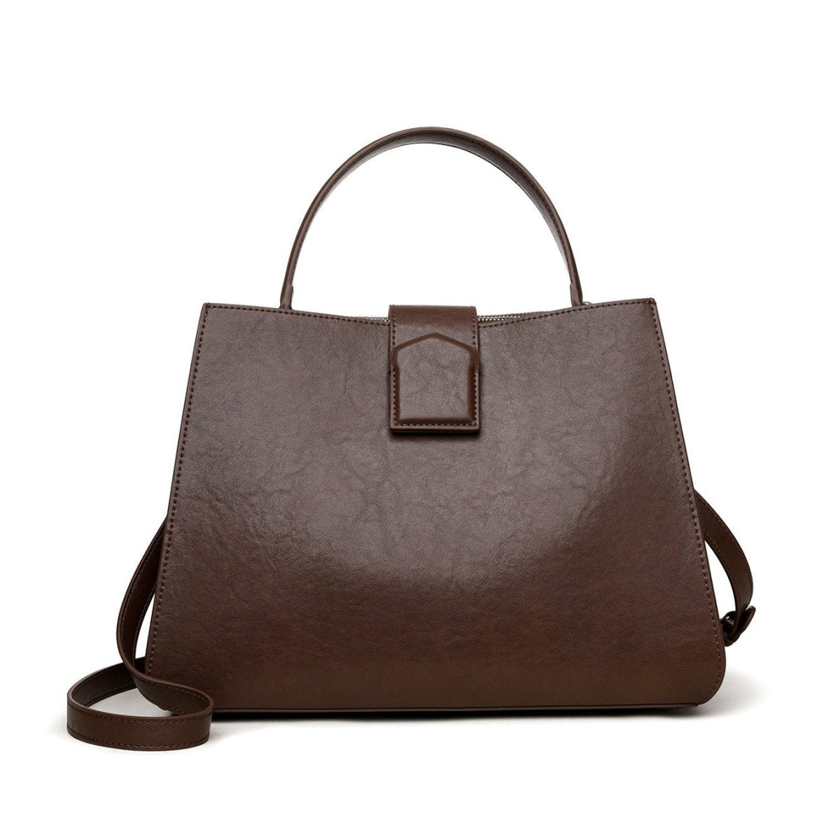 Leather woman fashion fall winter shoulder bag - zoraflux