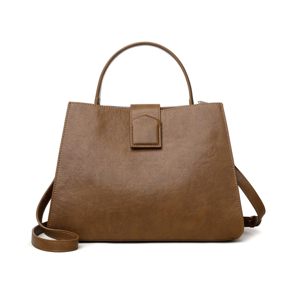 Leather woman fashion fall winter shoulder bag - zoraflux