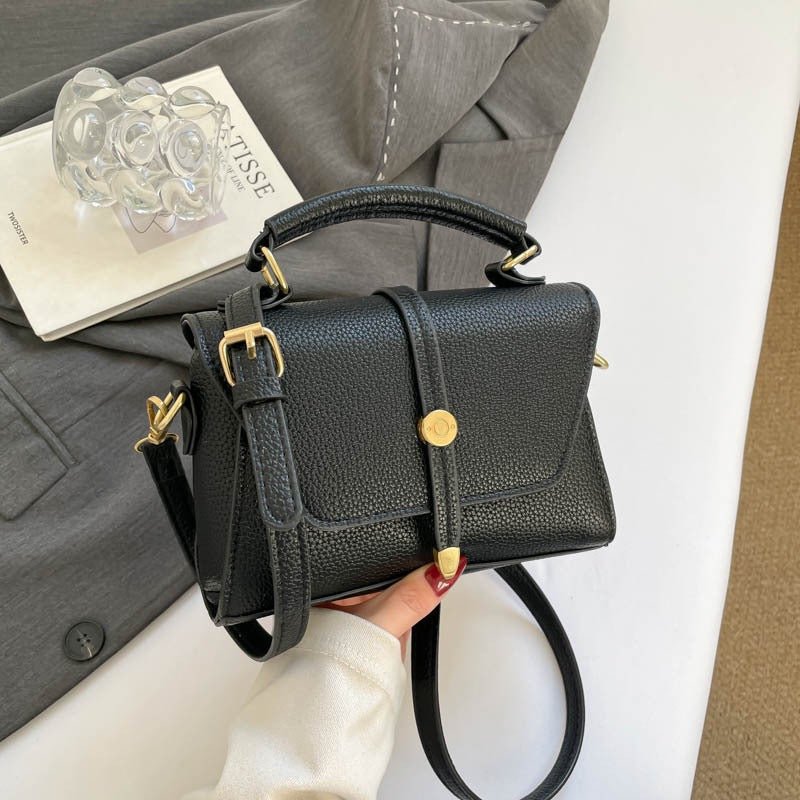Leopard - patterned textured crossbody small bag - zoraflux