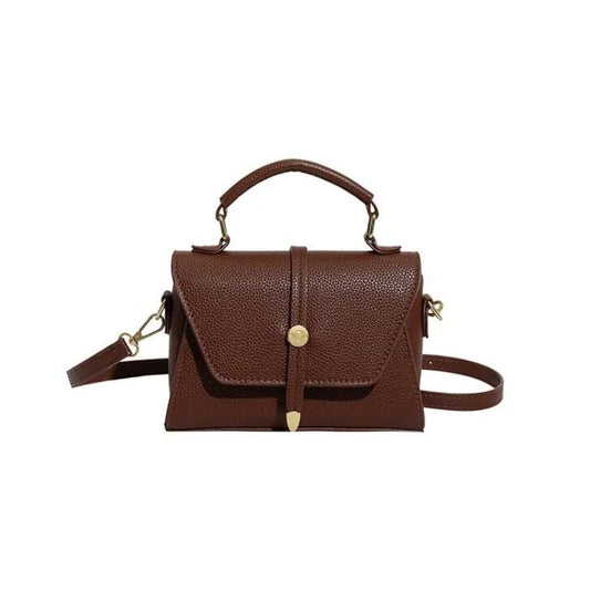 Leopard - patterned textured crossbody small bag - zoraflux