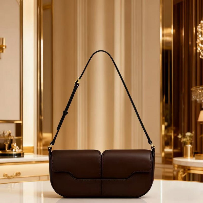 Light luxury leather shoulder crossbody bag - zoraflux