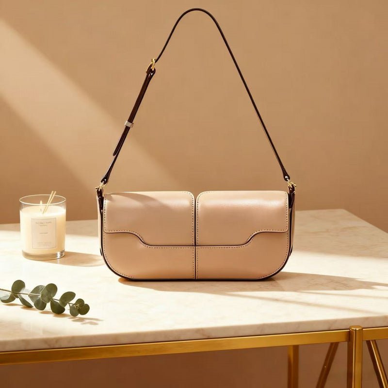 Light luxury leather shoulder crossbody bag - zoraflux
