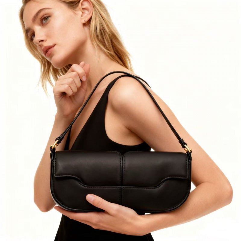 Light luxury leather shoulder crossbody bag - zoraflux
