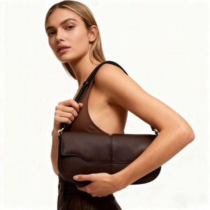 Light luxury leather shoulder crossbody bag - zoraflux