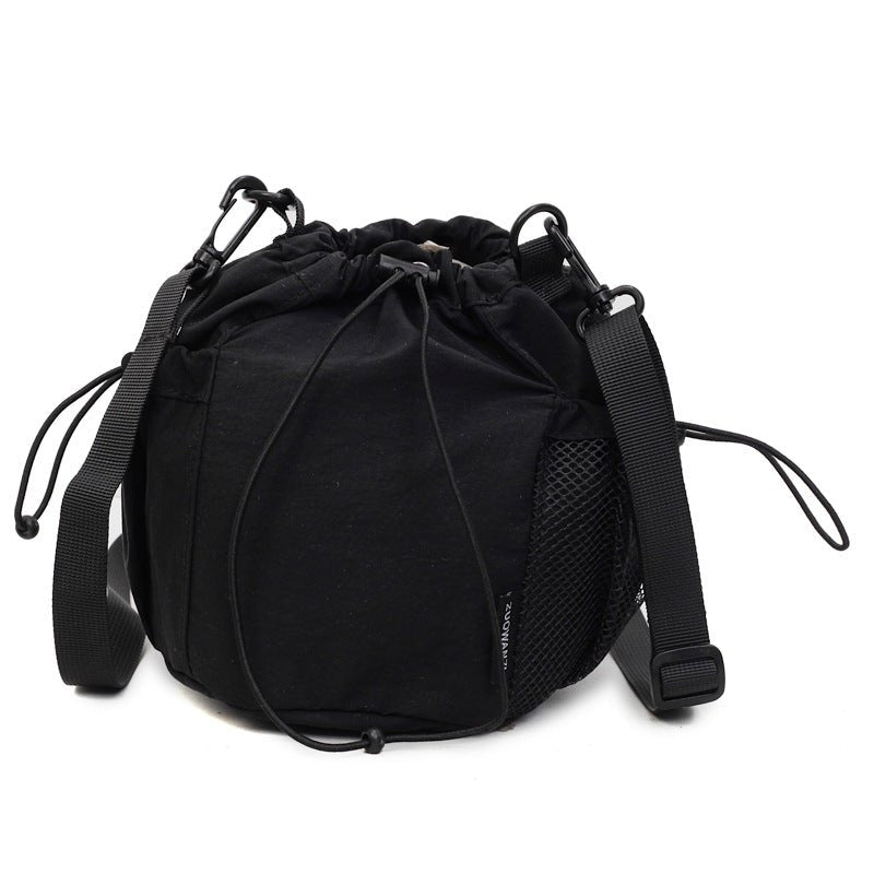 Lightweight and casual crossbody bag drawstring opening - zoraflux